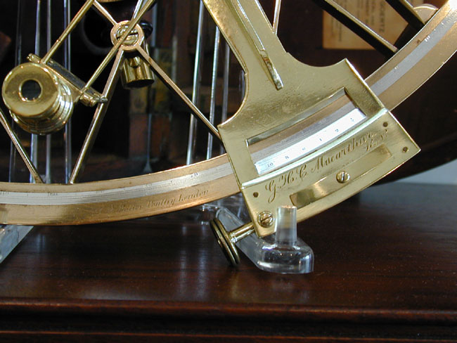 A 19th Century Ladder Framed Sextant in it's Original Case Circa 1860. — image 2
